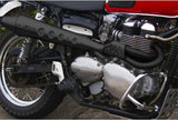 Système D'Échappement Complet Avec Catalyseur Et Homologation Acoustique Conical High Acier Noir - Zard Compatible Avec Triumph Scrambler 900 (2001-2016)