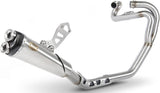 Complete Catalytic Exhaust System With Sound Certification Stainless Steel Endcap Carbon - Zard Compatible With Triumph Scrambler 1200 (2019-2020)