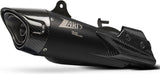 Système D'Échappement Homologué Au Niveau Sonore Titanium Noir Embout Carbon - Zard Compatible Avec Triumph Street Triple 765 (2020-2022)