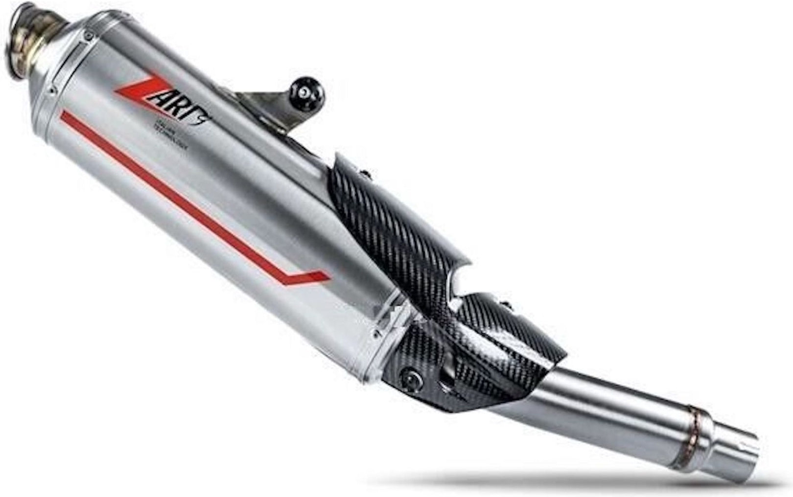 Exhaust Tip With Noise Certification Sabbia Stainless Steel - Zard Compatible With Triumph Tiger 1200 (2022-2023)