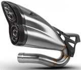 Exhaust Tip With Noise Certification Stainless Steel Endcap Carbon - Zard Compatible With Triumph Rocket Iii (2021-2023)
