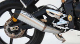 Système D'Échappement Homologué Au Niveau Sonore Acier Embout Carbon - Zard Compatible Avec Triumph Street Triple 675 (2007-2012)