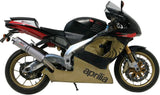 Système D'Échappement Non Catalysé Et Homologué Au Niveau Sonore Oval Acier - Mivv Compatible Avec Aprilia Rsv 1000 (1998-2003)