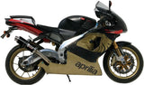 Système D'Échappement Non Catalysé Et Homologué Au Niveau Sonore Gp Acier Noir - Mivv Compatible Avec Aprilia Rsv 1000 (1998-2003)