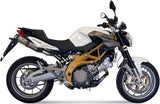 Double Sortie D'Échappement Homologuée Au Niveau Sonore Suono Acier Carbon - Mivv Compatible Avec Aprilia Shiver 750 (2008-2016)