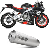 Système D'Échappement Complet Sans Catalyseur Et Homologué Au Niveau Sonore X-M1 Titanium - Mivv Compatible Avec Aprilia Rs 660 (2020-2024)