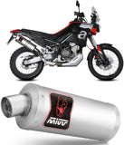 Système D'Échappement Homologué Au Niveau Sonore Dakar Acier - Mivv Compatible Avec Aprilia Tuareg 660 (2022-2024)