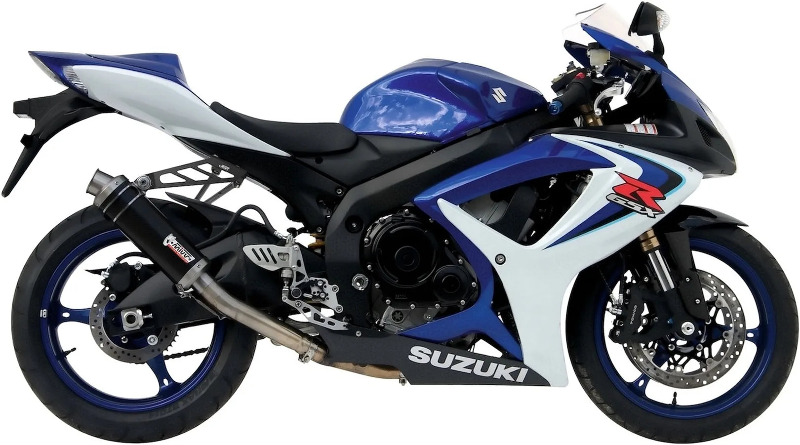 Système D'Échappement Catalytique Avec Homologation Acoustique Gp Carbon - Mivv Compatible Avec Suzuki Gsx-R 750 (2006-2007)