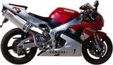 Exhaust Tip With Noise Certification Oval Stainless Steel - Mivv Compatible With Yamaha Yzf 1000 R1 (1998-2001)