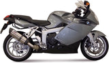 Système D'Échappement Non Catalysé Et Homologué Au Niveau Sonore Suono Acier Carbon - Mivv Compatible Avec Bmw K 1200 Gt (2005-2008)