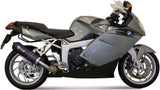 Système D'Échappement Non Catalysé Et Homologué Au Niveau Sonore Oval Carbon Carbon - Mivv Compatible Avec Bmw K 1200 R (2005-2008)