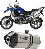 Système D'Échappement Homologué Au Niveau Sonore Speed Edge Titanium Carbon - Mivv Compatible Avec Bmw R 1200 Gs Adventure (2008-2009)