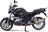 Système D'Échappement Homologué Au Niveau Sonore Suono Acier Carbon - Mivv Compatible Avec Bmw R 1200 (2008-2010)