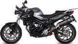 Système D'Échappement Homologué Au Niveau Sonore Speed Edge Acier Noir Carbon - Mivv Compatible Avec Bmw F 800 Gt (2009-2020)