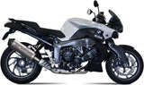 Système D'Échappement Non Catalysé Et Homologué Au Niveau Sonore Oval Titanium Carbon - Mivv Compatible Avec Bmw K 1300 S (2009-2016)