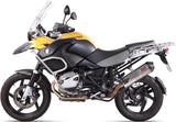 Système D'Échappement Homologué Au Niveau Sonore Oval Titanium Carbon - Mivv Compatible Avec Bmw R 1200 Gs Adventure (2010-2012)