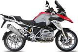 Exhaust Tip With Noise Certification Oval Titanium Carbon - Mivv Compatible With Bmw R 1200 Gs Adventure (2013-2018)