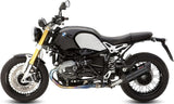 Système D'Échappement Homologué Au Niveau Sonore Suono Acier Noir Carbon - Mivv Compatible Avec Bmw R Nine T 1200 (2014-2020)