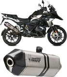 Exhaust Tip With Noise Certification Speed Edge Titanium Carbon - Mivv Compatible With Bmw R 1250 Gs - Adventure (2019-2023)
