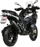 Système D'Échappement Homologué Au Niveau Sonore Speed Edge Acier Noir Carbon - Mivv Compatible Avec Bmw R 1250 Gs Adventure (2019-2023)