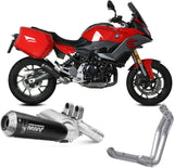 Système D'Échappement Complet Sans Catalyseur Et Homologué Au Niveau Sonore X-M1 Acier Noir - Mivv Compatible Avec Bmw F 900 Xr (2020-2024)