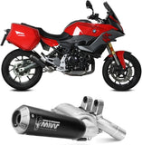 Système D'Échappement Homologué Au Niveau Sonore X-M1 Acier Noir - Mivv Compatible Avec Bmw F 900 Xr (2020-2024)