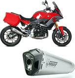 Système D'Échappement Homologué Au Niveau Sonore Delta Race Acier Carbon - Mivv Compatible Avec Bmw F 900 Xr (2020-2024)
