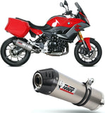 Système D'Échappement Homologué Au Niveau Sonore Oval Titanium Carbon - Mivv Compatible Avec Bmw F 900 Xr (2020-2024)