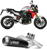 Système D'Échappement Homologué Au Niveau Sonore X-M1 Acier Noir - Mivv Compatible Avec Bmw F 900 R (2020-2024)