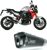 Système D'Échappement Homologué Au Niveau Sonore Delta Race Acier Noir Carbon - Mivv Compatible Avec Bmw F 900 R (2020-2024)