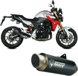 Système D'Échappement Homologué Au Niveau Sonore Gppro Acier Noir - Mivv Compatible Avec Bmw F 900 R (2020-2024)