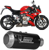 Système D'Échappement Homologué Au Niveau Sonore Mk3 Carbon - Mivv Compatible Avec Bmw S 1000 R (2021-2024)