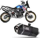 Système D'Échappement Homologué Au Niveau Sonore Speed Edge Acier Noir Carbon - Mivv Compatible Avec Bmw F 900 Gs (2024)