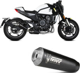 Système D'Échappement Homologué Au Niveau Sonore X-M1 Acier Noir - Mivv Compatible Avec Cfmoto 700 Cl-X (2023-2024)