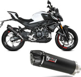Système D'Échappement Homologué Au Niveau Sonore Gp Carbon - Mivv Compatible Avec Cfmoto 450 Nk (2023-2024)