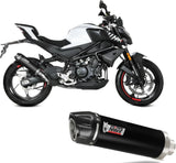 Système D'Échappement Homologué Au Niveau Sonore Ak-1 Acier Noir - Mivv Compatible Avec Cfmoto 450 Nk (2023-2024)