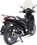 Système D'Échappement Complet Sans Catalyseur Et Homologué Au Niveau Sonore Urban Acier - Mivv Compatible Avec Honda Sh 300 (2007-2014)