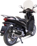 Système D'Échappement Complet Avec Catalyseur Et Homologation Acoustique Urban Acier - Mivv Compatible Avec Honda Sh 300 (2007-2014)