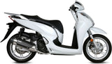 Système D'Échappement Complet Sans Catalyseur Et Homologué Au Niveau Sonore Urban Acier - Mivv Compatible Avec Honda Sh 300 (2015-2016)