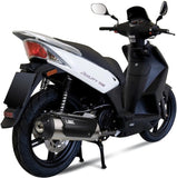 Système D'Échappement Complet Sans Catalyseur Et Homologué Au Niveau Sonore Urban Acier - Mivv Compatible Avec Kymco People S 125 (2008-2009)