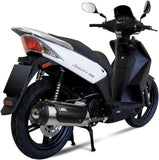 Système D'Échappement Complet Avec Catalyseur Et Homologation Acoustique Urban Acier - Mivv Compatible Avec Kymco People S 200 (2007-2012)