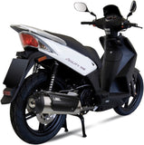 Complete Catalytic Exhaust System With Sound Certification Urban Stainless Steel - Mivv Compatible With Kymco Agility 150 (2008-2012)