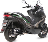 Complete Non-Catalytic Exhaust System With Sound Certification Urban Stainless Steel - Mivv Compatible With Kymco Dink Street 300 (2009-2012)