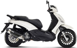 Système D'Échappement Complet Sans Catalyseur Et Homologué Au Niveau Sonore Urban Acier - Mivv Compatible Avec Piaggio Beverly 300 (2010-2013)