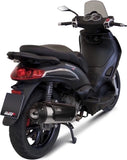 Système D'Échappement Complet Sans Catalyseur Et Homologué Au Niveau Sonore Urban Acier - Mivv Compatible Avec Piaggio Beverly Tourer 250 (2008-2009)
