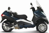 Système D'Échappement Complet Sans Catalyseur Et Homologué Au Niveau Sonore Urban Acier - Mivv Compatible Avec Piaggio Mp3 400 (2007-2011)