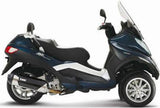Système D'Échappement Complet Avec Catalyseur Et Homologation Acoustique Urban Acier - Mivv Compatible Avec Piaggio Mp3 400 (2007-2011)