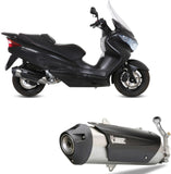 Complete Catalytic Exhaust System With Sound Certification Urban Stainless Steel - Mivv Compatible With Suzuki Uh 200 Burgman (2007-2015)