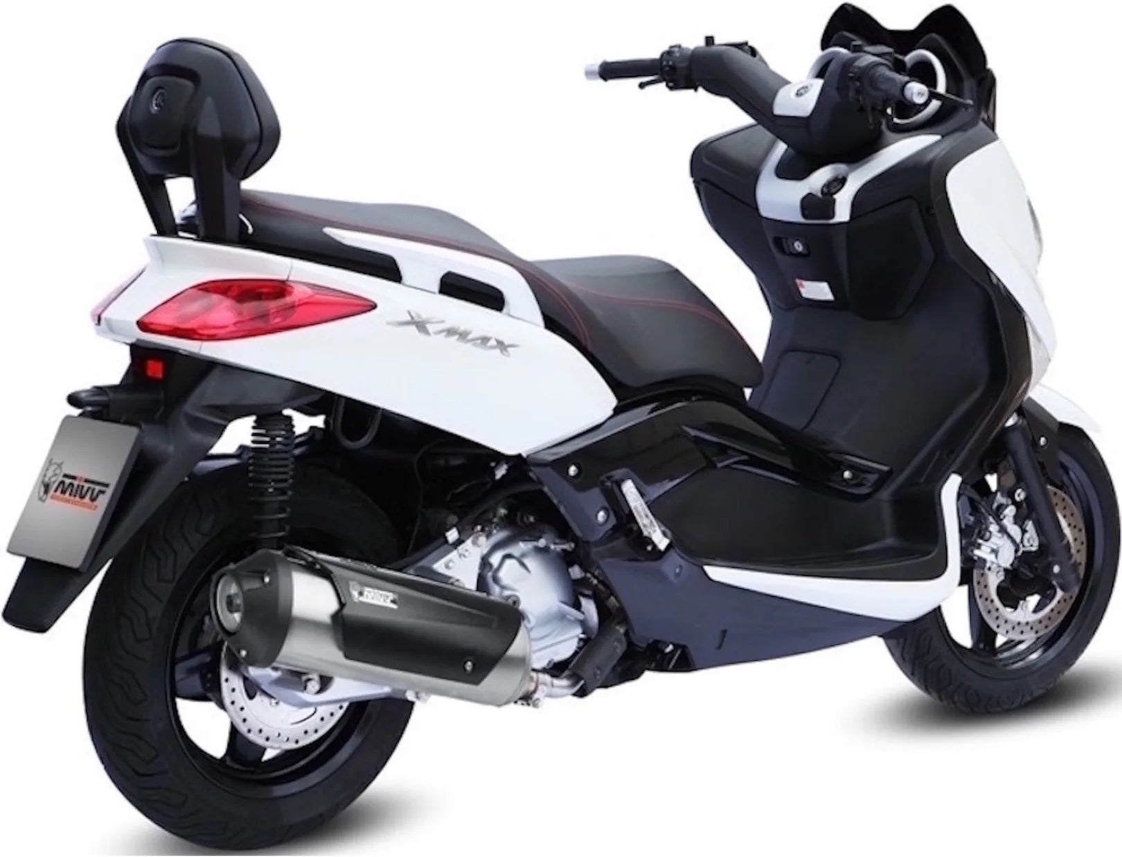 Système D'Échappement Complet Avec Catalyseur Et Homologation Acoustique Urban Acier - Mivv Compatible Avec Mbk Kilibre 300 (2003)