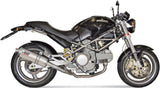 Double Sortie D'Échappement Homologuée Au Niveau Sonore Oval Acier - Mivv Compatible Avec Ducati Monster 620 (2002-2006)